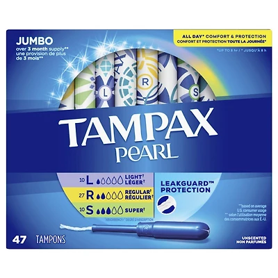 Tampax Pearl Tampons - 47s