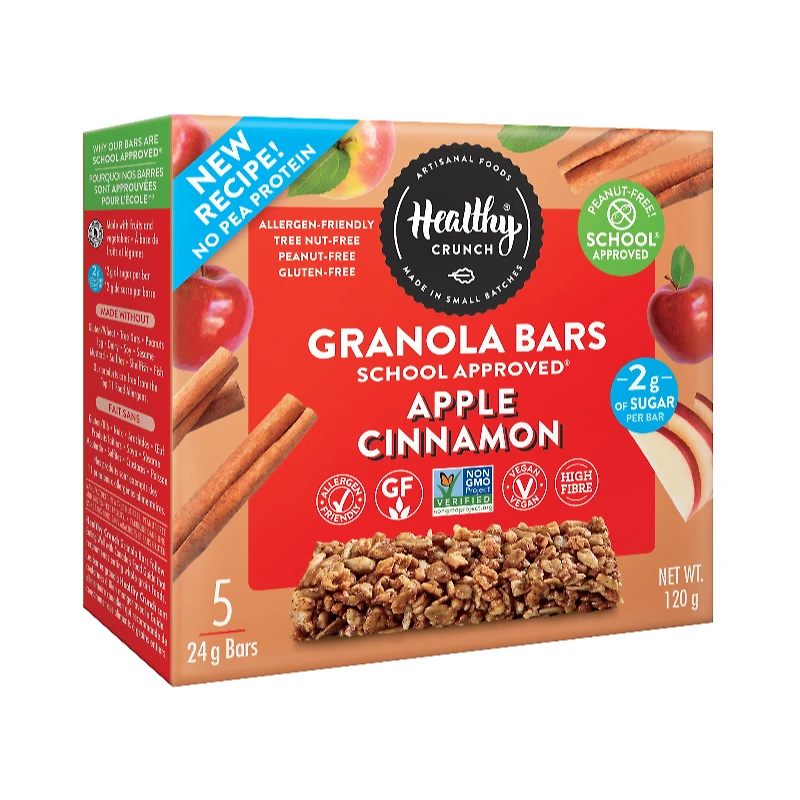 Healthy Crunch Granola Bars - Apple Cinnamon - 5x120g