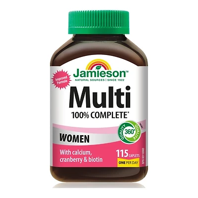 Jamieson Multi 100% Complete Women Caplets - 115's