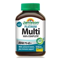 Jamieson Platinum Multi 100% Complete Adults 65+ Mini Caplets - 115's