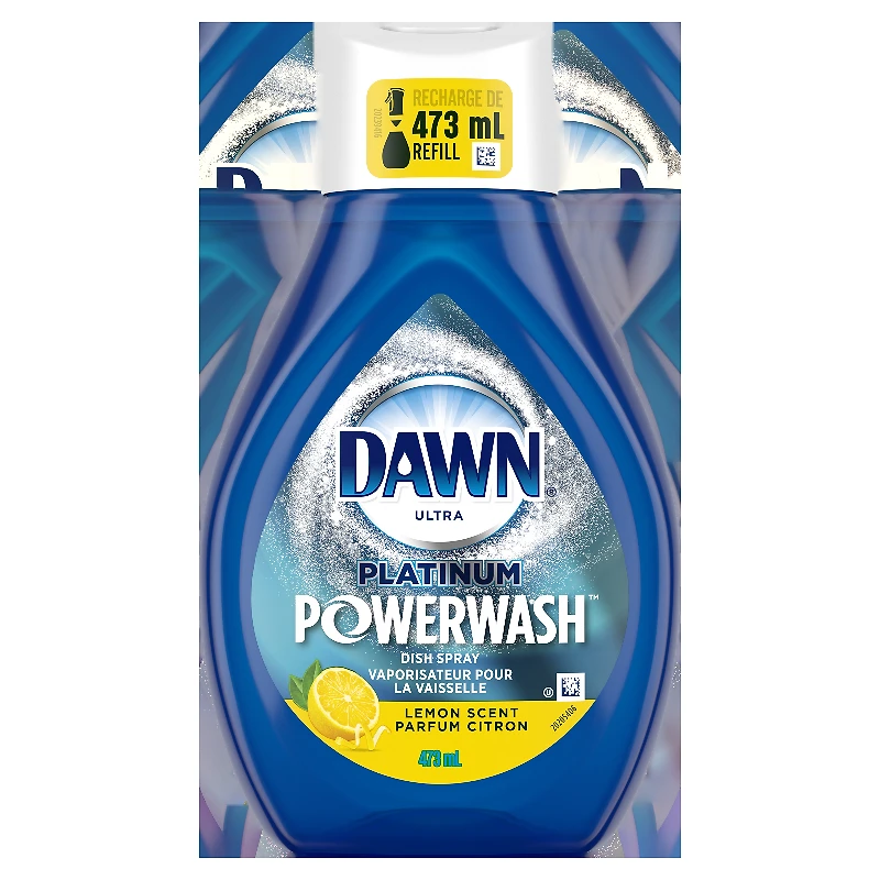 Dawn Lemon Scent Powerwash Dish Spray Refill - 473ml