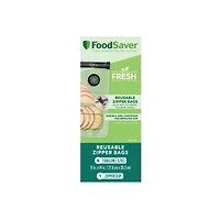 FoodSaver Reusable Gallon Vacuum Zipper Bag - 8s