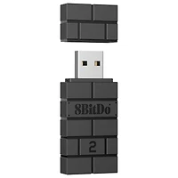 8BITDO USB WIRELESS ADAPTER2 in Black