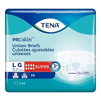 TENA ProSkin Incontinence Unisex Briefs - Super - Large - 14s