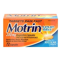 Motrin Regular Strength Liquid Gels - 72's