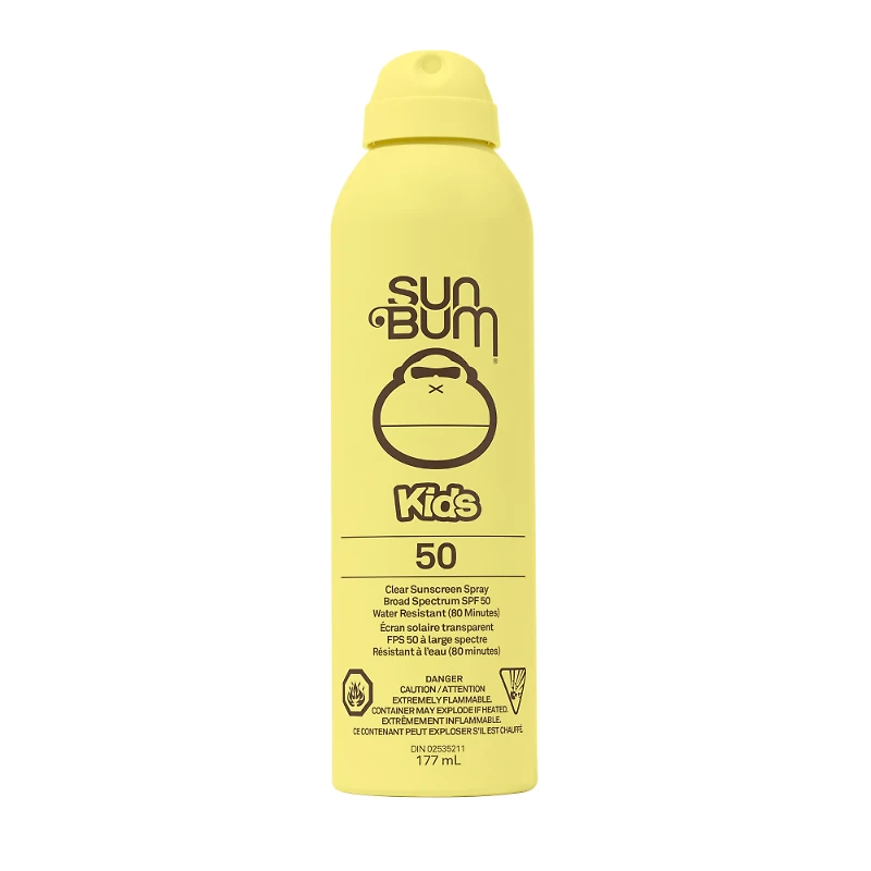 Sun Bum Kids Clear Sunscreen Spray - SPF50 - 177ml
