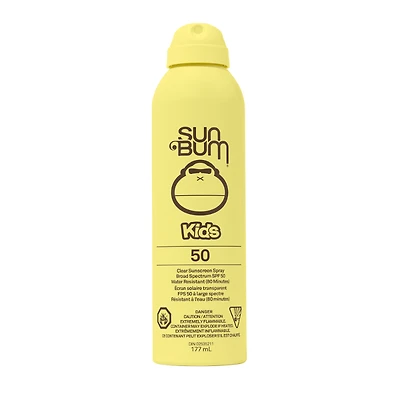 Sun Bum Kids Clear Sunscreen Spray - SPF50 - 177ml