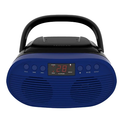 Proscan Portable Boombox - Blue - PRCD340BT-BLUE