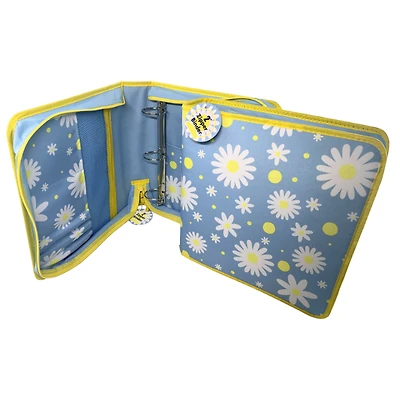 Firstline Daisy Zip Binder - Assorted