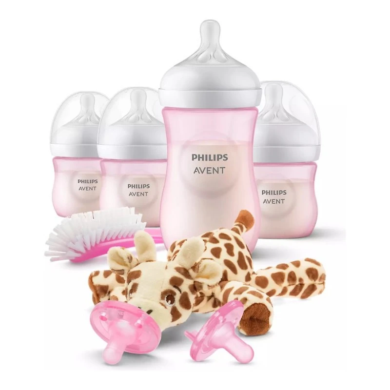 Philips Avent Natural Response Baby Bottle and Pacifier Set - Pink