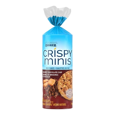 Quaker Crispy Minis Caramel Chocolate Chip - Rice Cake - 14 pcs x 15 g - 199g