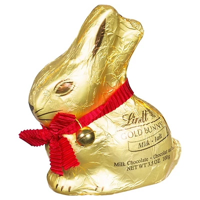 LINDT BUNNY MILK 100G in Gold