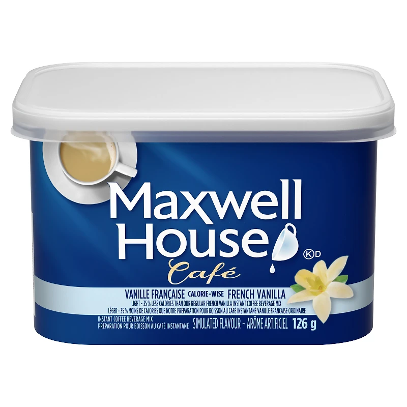 Maxwell House Cafe - French Vanilla Calorie-Wise - 126g