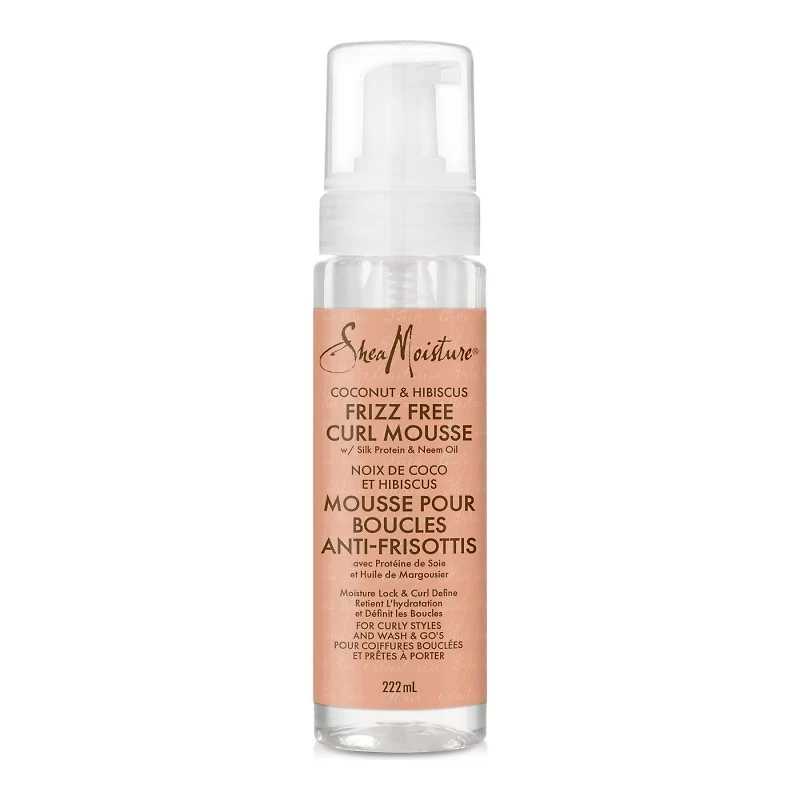 SheaMoisture Coconut and Hibiscus Frizz-Free Curl Mousse - 222ml
