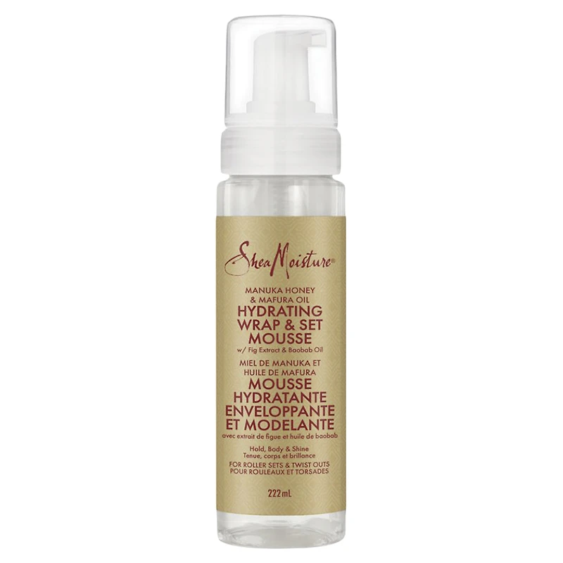 SheaMoisture Manuka Honey & Mafura Oil Hydrating Wrap and Set Mousse - 222ml