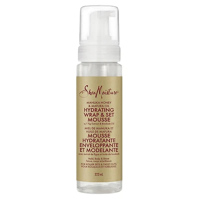 SheaMoisture Manuka Honey & Mafura Oil Hydrating Wrap and Set Mousse - 222ml