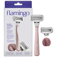 Flamingo Refillable Razor Kit - Rose