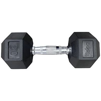 E360 Hexagonal Dumbbell - Black - 20lb