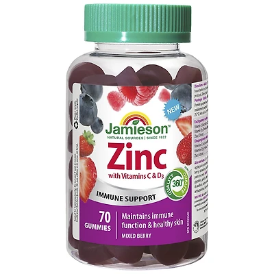 Jamieson Zinc Gummies - 70's