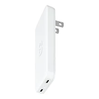 Logiix Power Plus 65 Slim Dual USB-C Power Adapter - White - LGX-13659