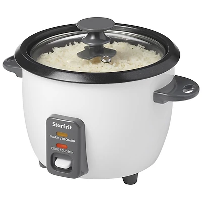 Starfrit Rice Cooker - 10-Cup - White
