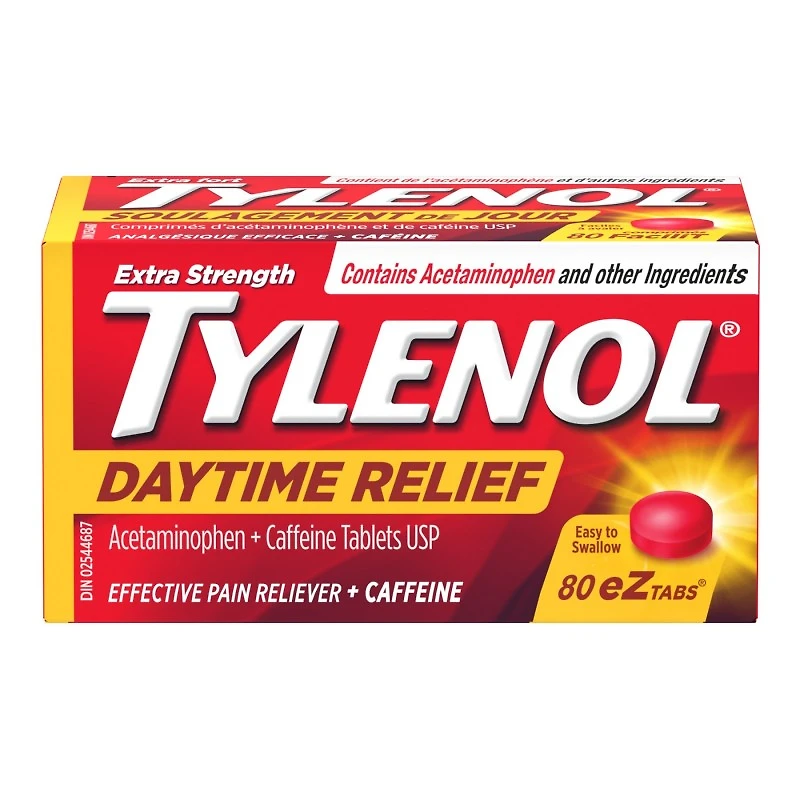 Tylenol Extra Strength Daytime Relief eZ Tabs - 80's