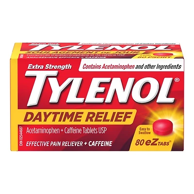 Tylenol Extra Strength Daytime Relief eZ Tabs - 80's