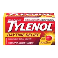 Tylenol Extra Strength Daytime Relief eZ Tabs - 80's