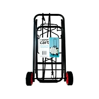 Portable Folding Luggage Cart - Black