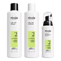 NIOXIN System 2 Shampoo, Conditioner and Leave-on Treatment Set