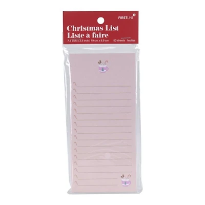 FIRSTLINE XMAS SHOPPING LIST