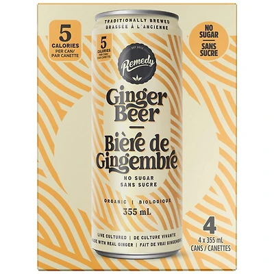 REMEDY GINGER BEER 4X355ML