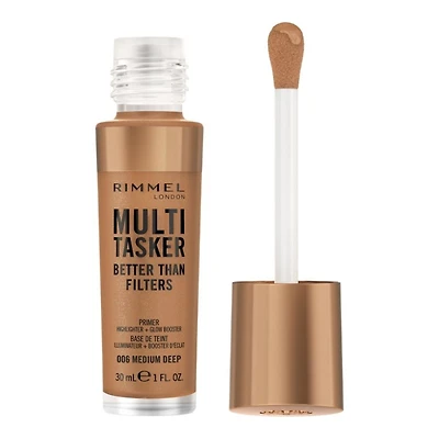 Rimmel London Multi Tasker Better Than Filters Primer/ Highlighter/Glow Booster - Medium Deep (006)