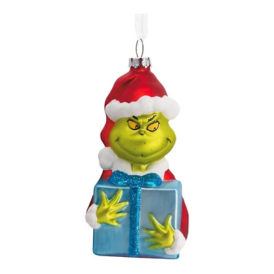 Hallmark Ornaments Dr. Seuss's The Grinch Christmas Tree Ornament - Grinch with Present
