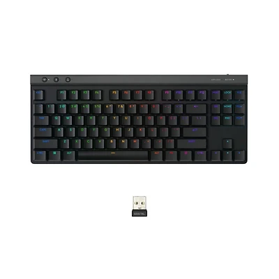 Logitech G515 LIGHTSPEED TKL Wireless Gaming Keyboard - GL Linear - Black - 920-012536