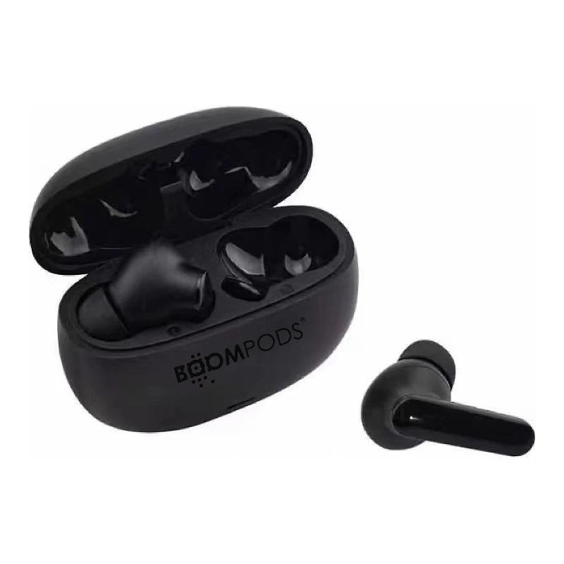 Boompods Echobuds True Wireless Earphones - Black - BP-EANCBK