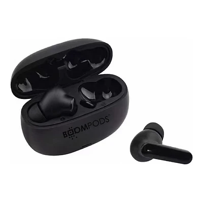 Boompods Echobuds True Wireless Earphones - Black - BP-EANCBK
