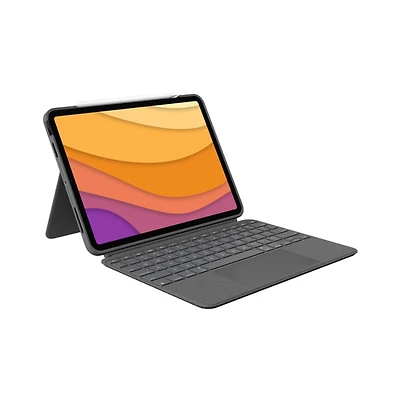 Logitech Combo Touch Keyboard and Folio Case for Apple 13-inch iPad Air (M2) - Oxford Gray