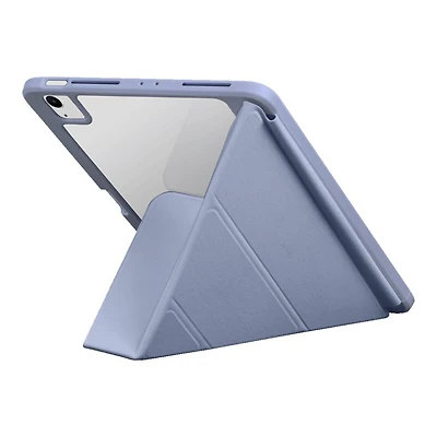 LOGiiX Origami+ Flip Cover for Apple iPad Air 13-inch - Lavender/Transparent
