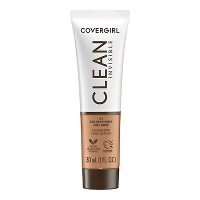 COVERGIRL Clean Invisible Foundation - Golden Honey (163)