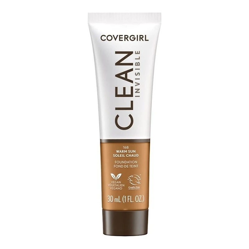 COVERGIRL Clean Invisible Foundation - Warm Sun (168)