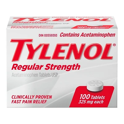 Tylenol* Regular Strength Tablets - 100's