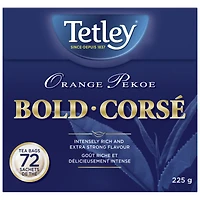 TETLEY PEKOE TEA 72'S in Orange
