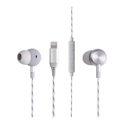 Boompods digibuds Wired Earphones - Titanium - BP-DIGTIT