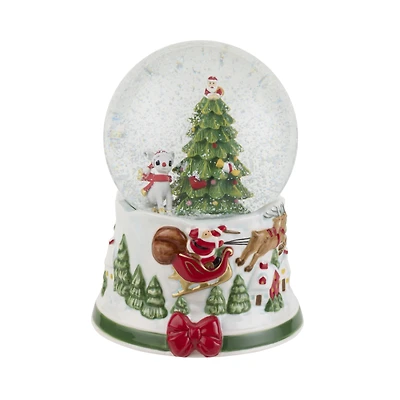 Spode Snow Globe - Rudolph the Red-Nosed Reindeer