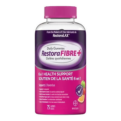 RestoraFIBRE+ 6 in 1 Gummies - 75's