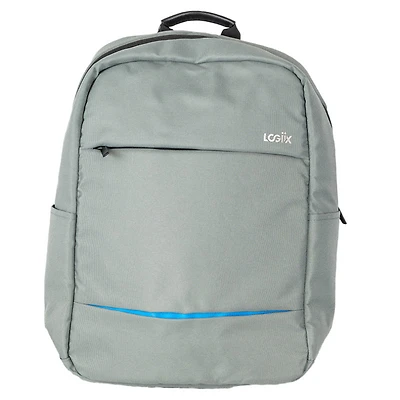 LOGiiX Classic Notebook Carrying Backpack - Grey