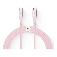 LOGiiX Vibrance USB-C to USB-C Cable - Blush - 1.2m
