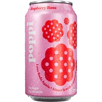 Poppi Prebiotic Soda - Raspberry Rose - 355ml