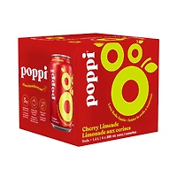 Poppi Prebiotic Soda - Cherry Limeade - 4x355ml